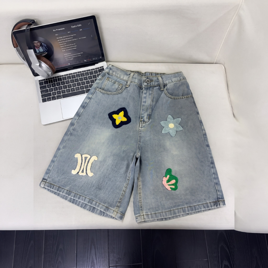 The Floral Embroidery Jean