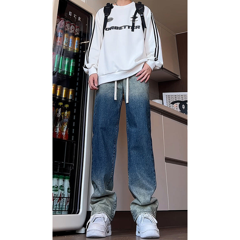 The Drawstring Wide-Leg Jean