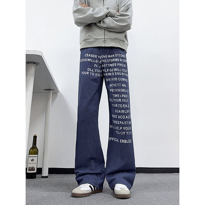 The Letter Print Jean