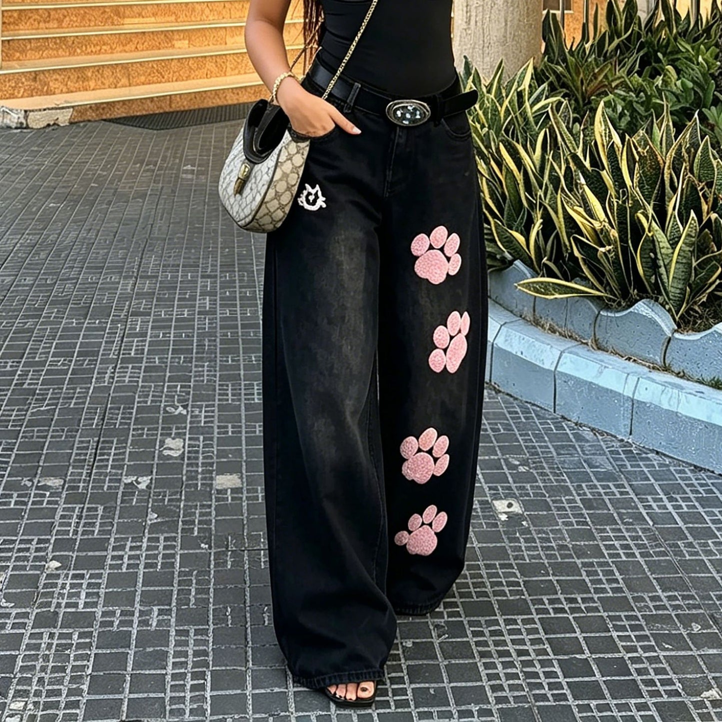 The Cat Paw Wide-Leg Jean
