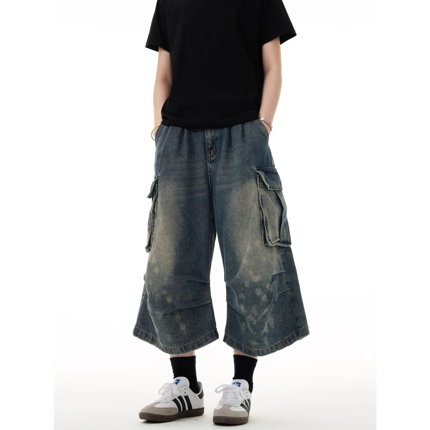 The Pleated Cargo Jean