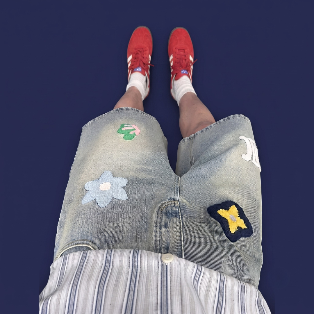 The Floral Embroidery Jean