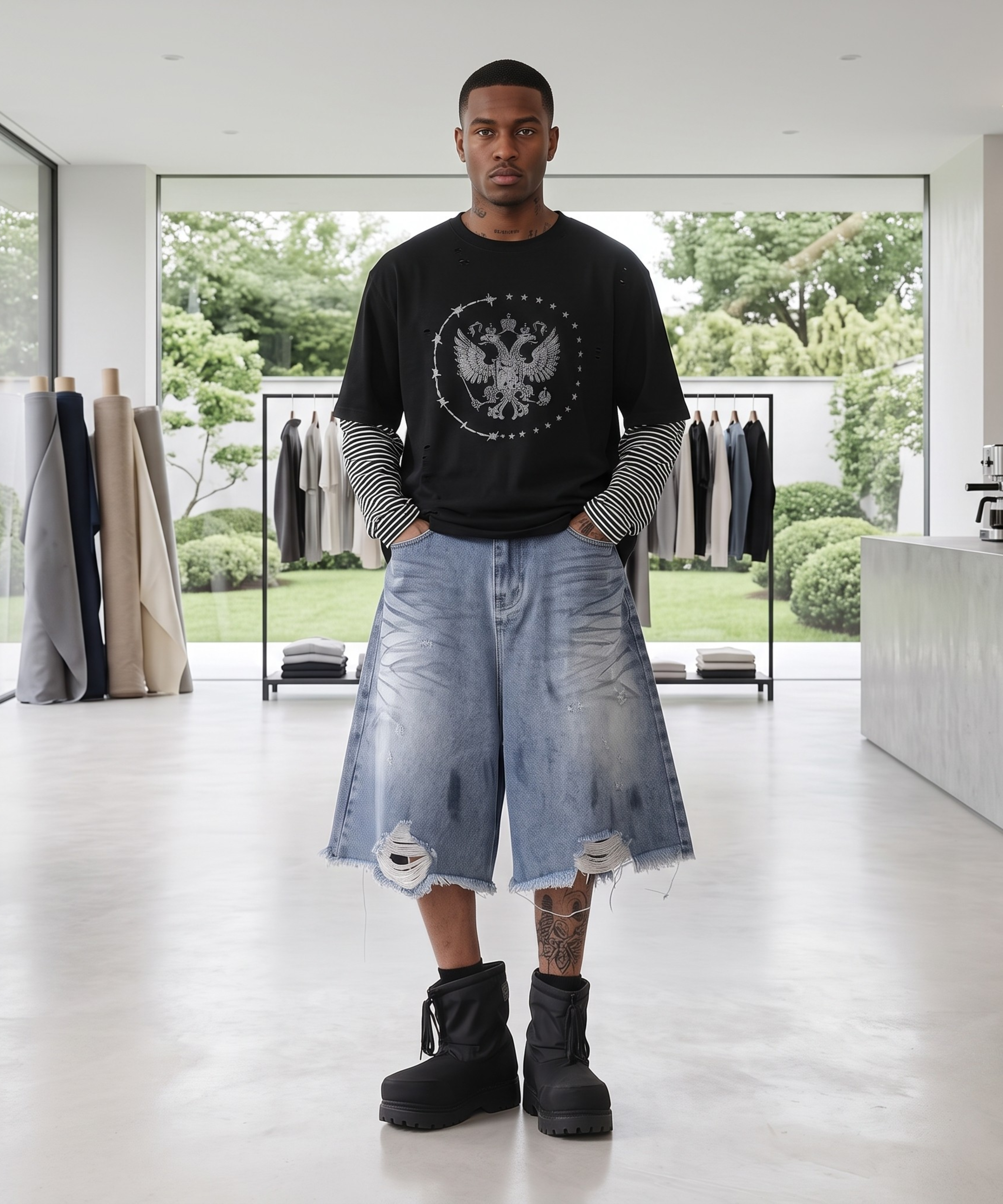 The Washed Capri Pant