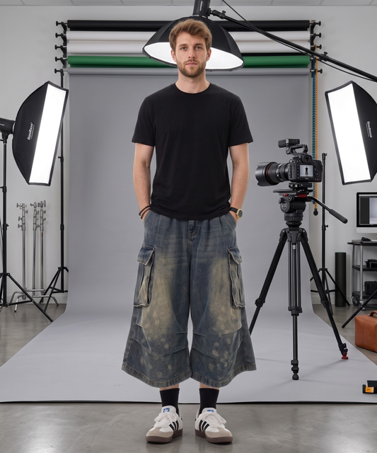 The Pleated Cargo Jean