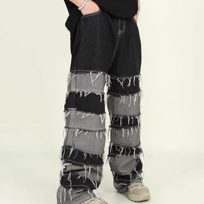 The Tassel Patchwork Jean