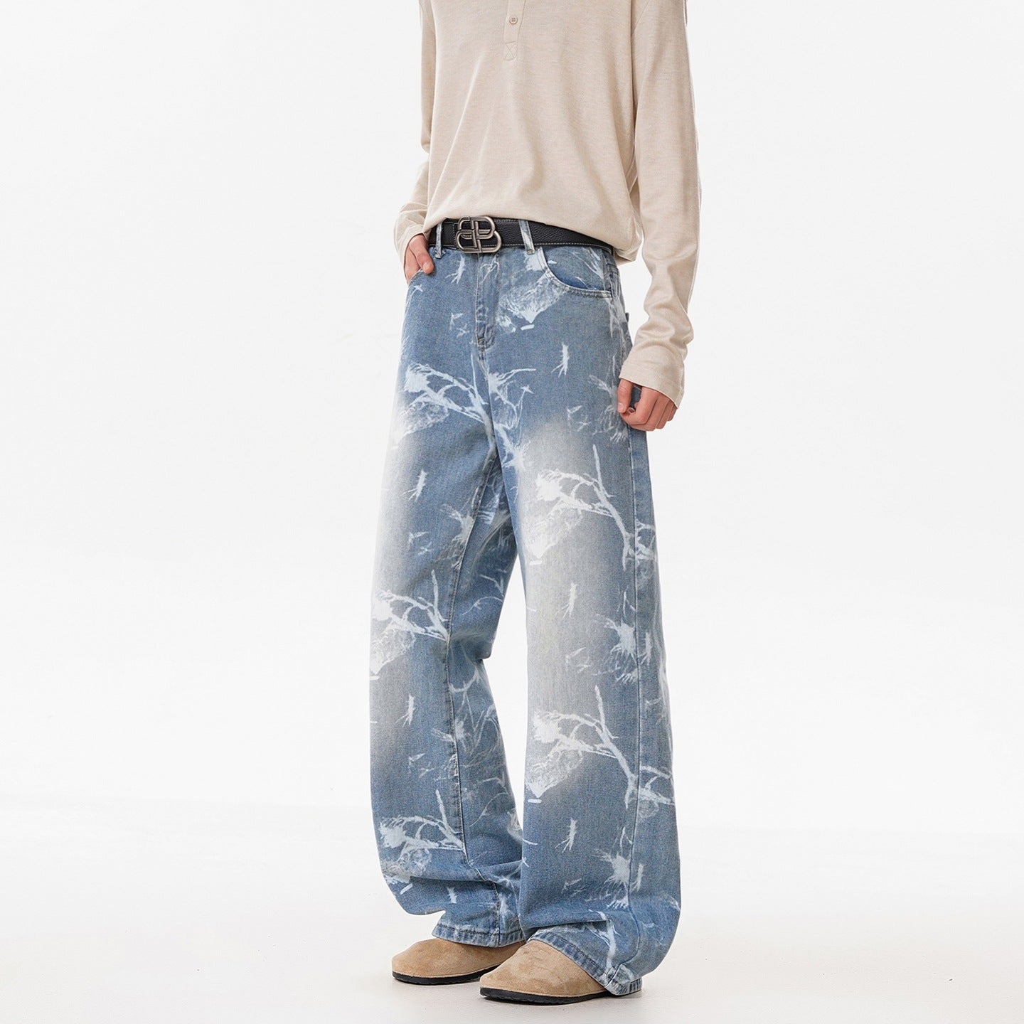 The Deep Blue Flared Jean