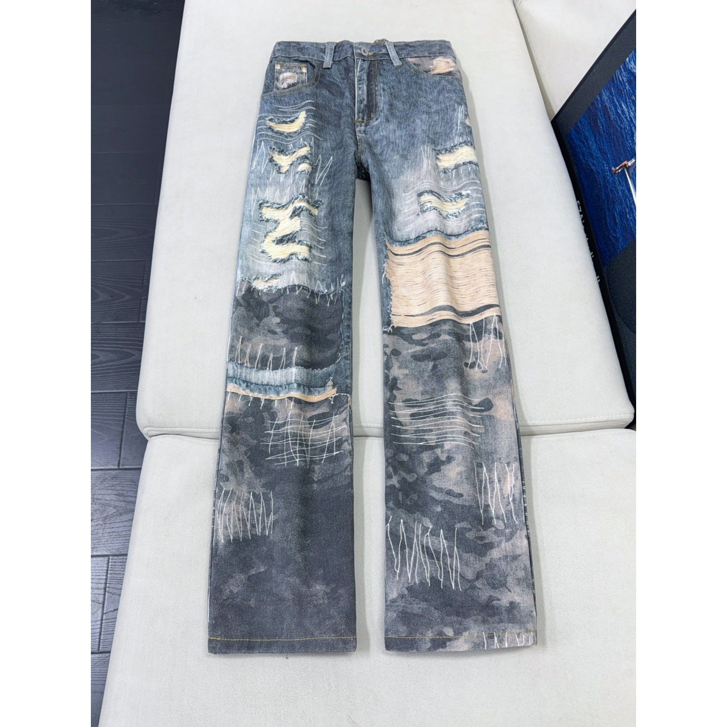 The Ripped Straight Jean