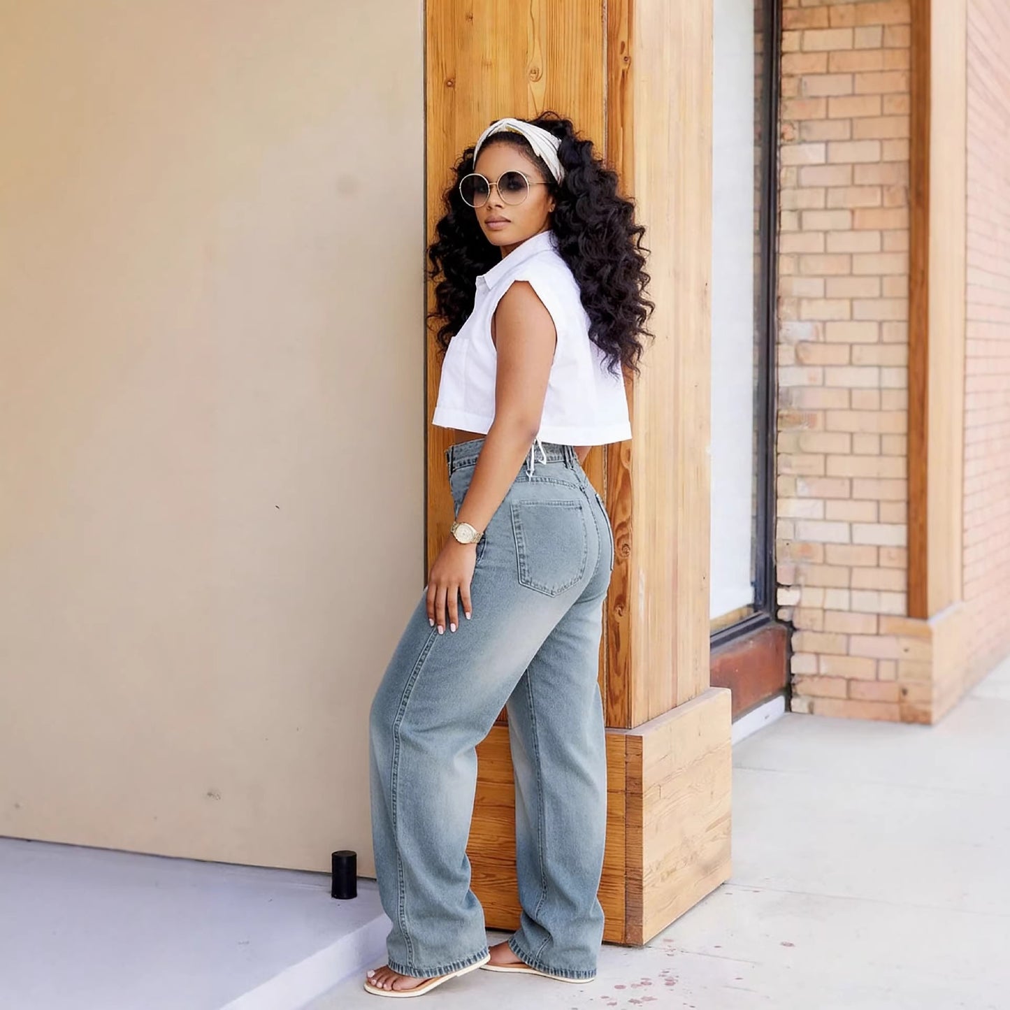 The Belted Utility Jean