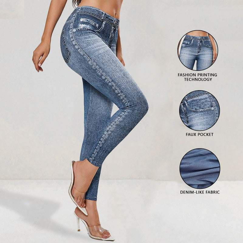 The Denim-Look Legging
