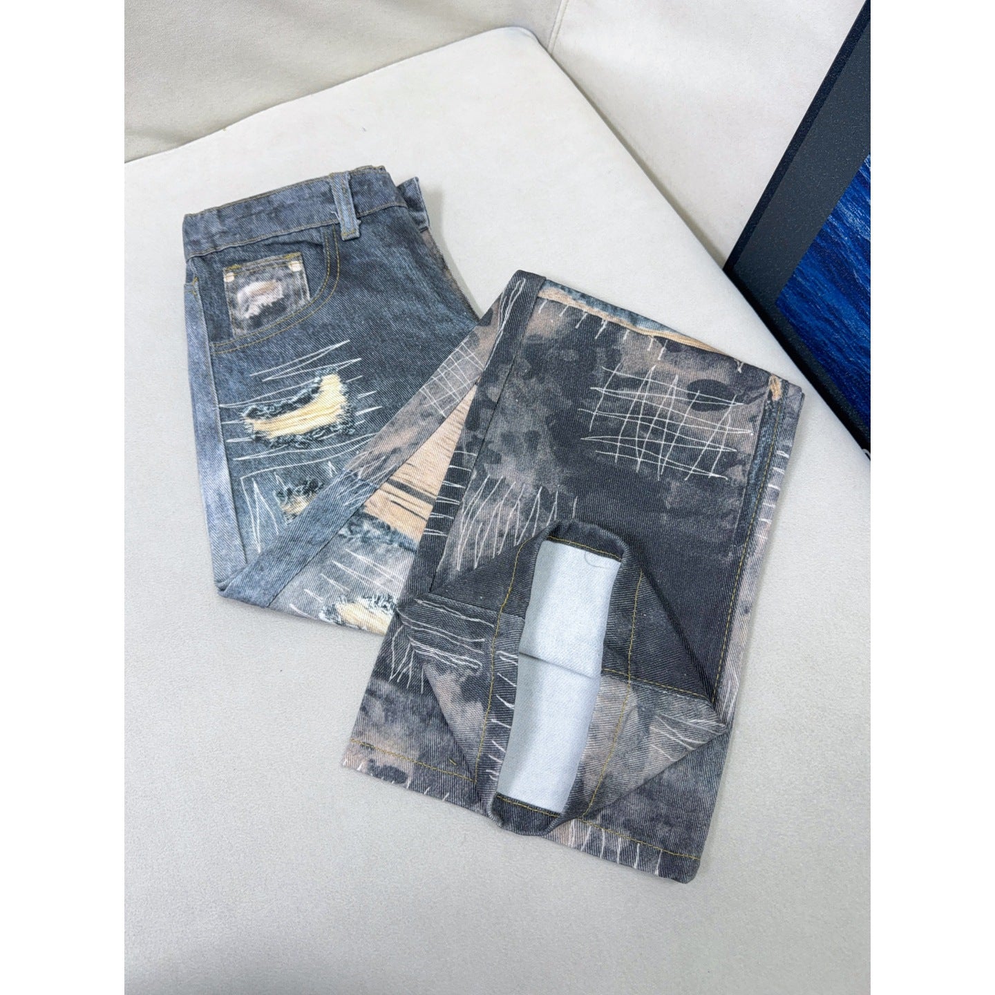 The Ripped Straight Jean