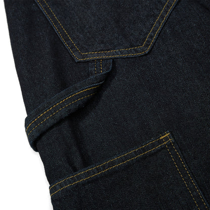 Collage workwear denim cropped pants