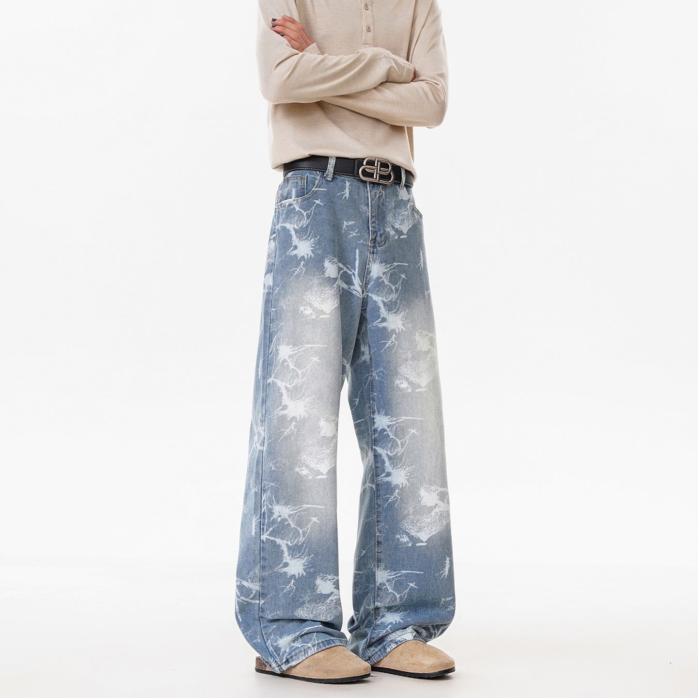 The Deep Blue Flared Jean