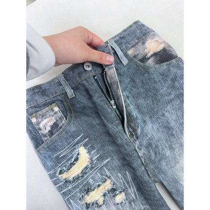 The Ripped Straight Jean