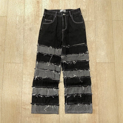 The Patchwork Raw Jean