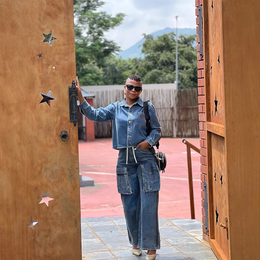 The Wide-Leg Cargo Jean