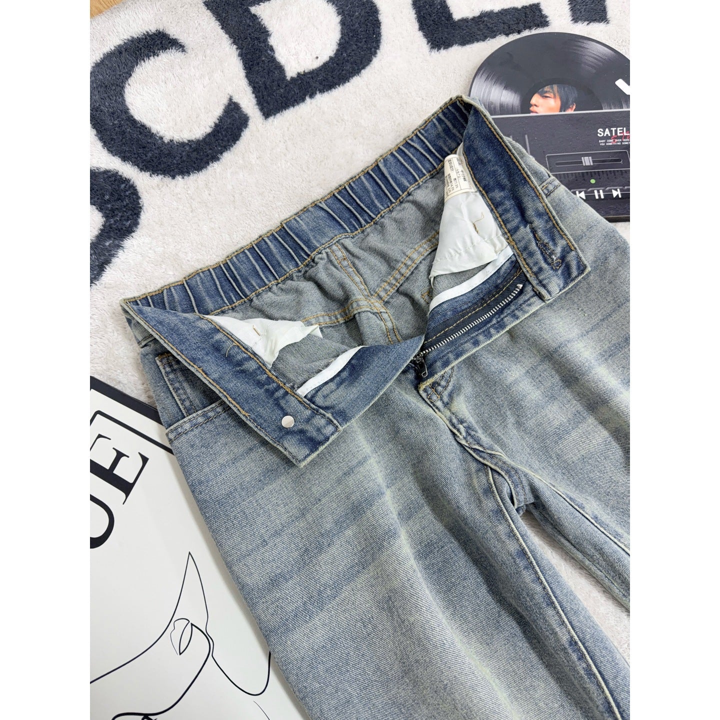 The Patchwork Plaid Jean