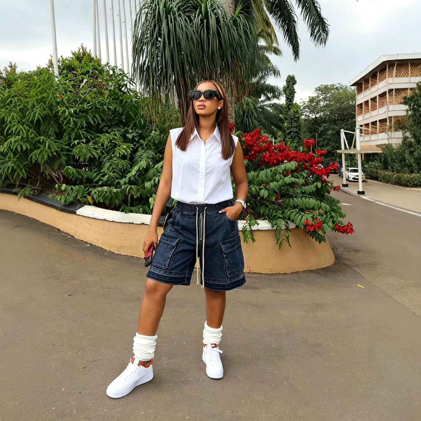 The Tie-Up Frayed Short