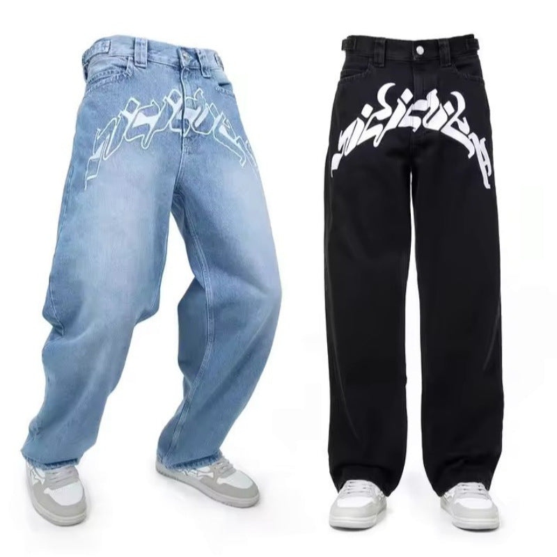 The Letter Print Jean