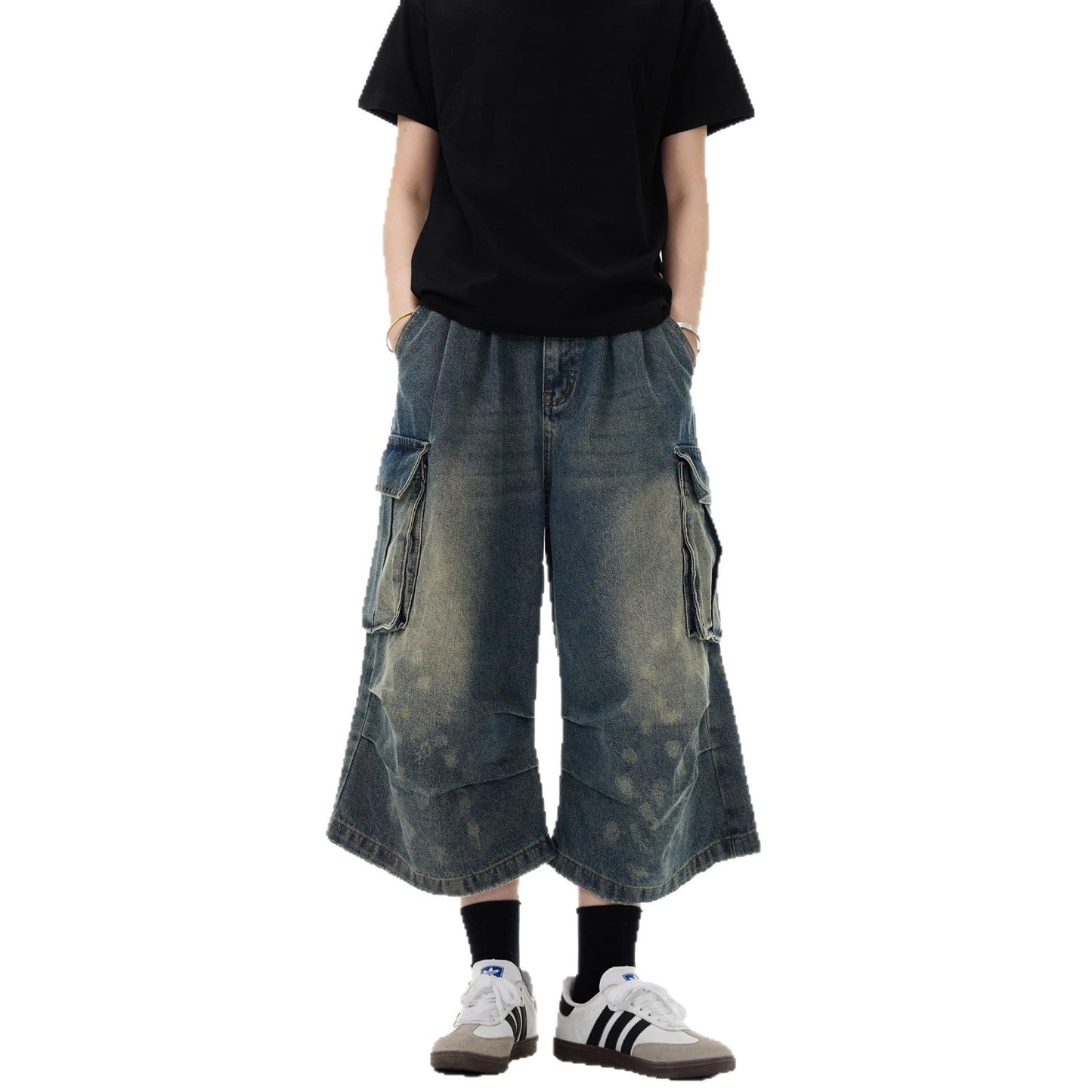 The Pleated Cargo Jean