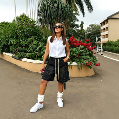 The Tie-Up Frayed Short