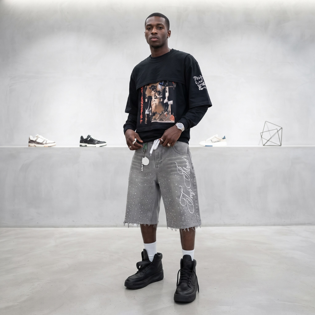 The Printed Wash Jean