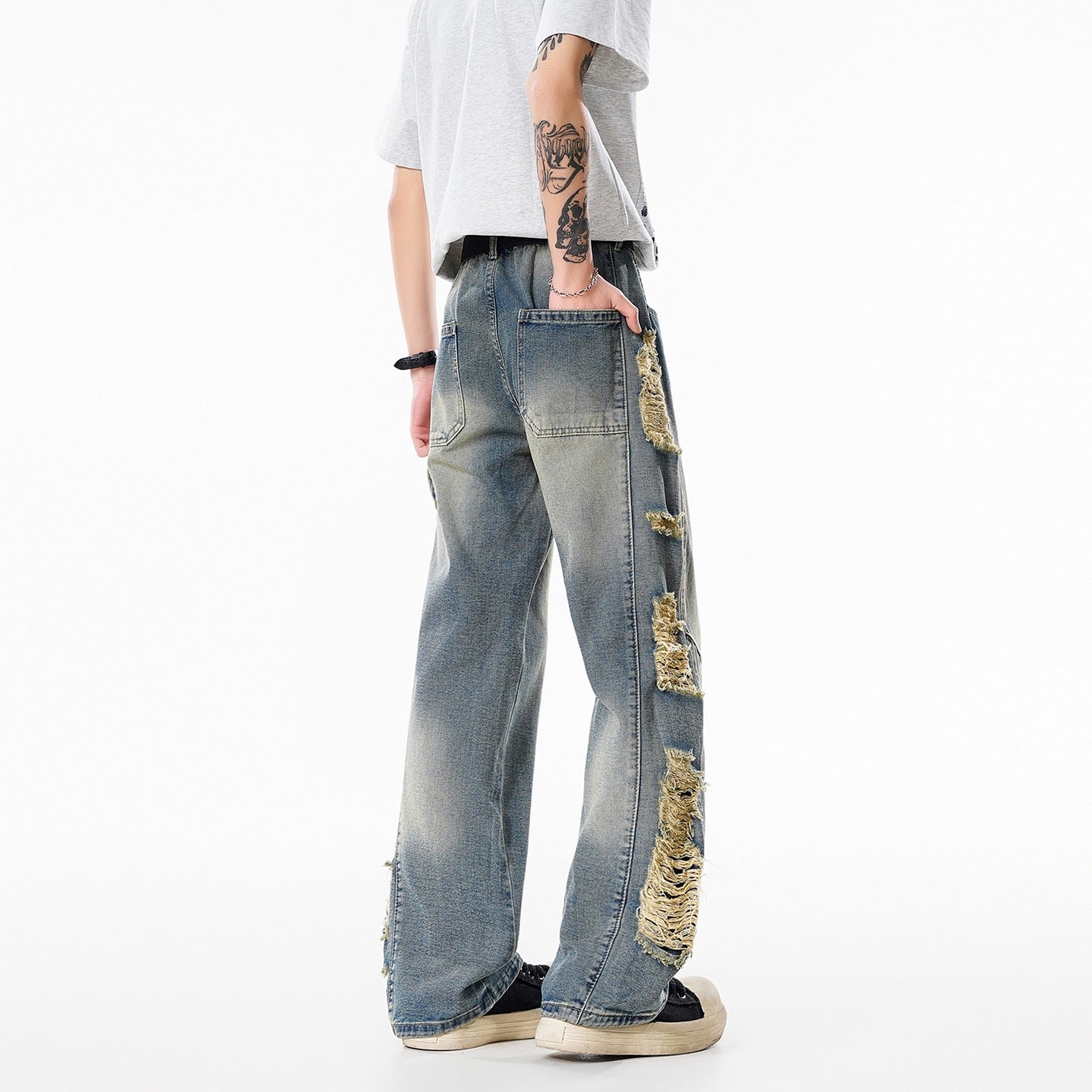 The Ripped Street Jean