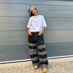 The Patchwork Raw Jean
