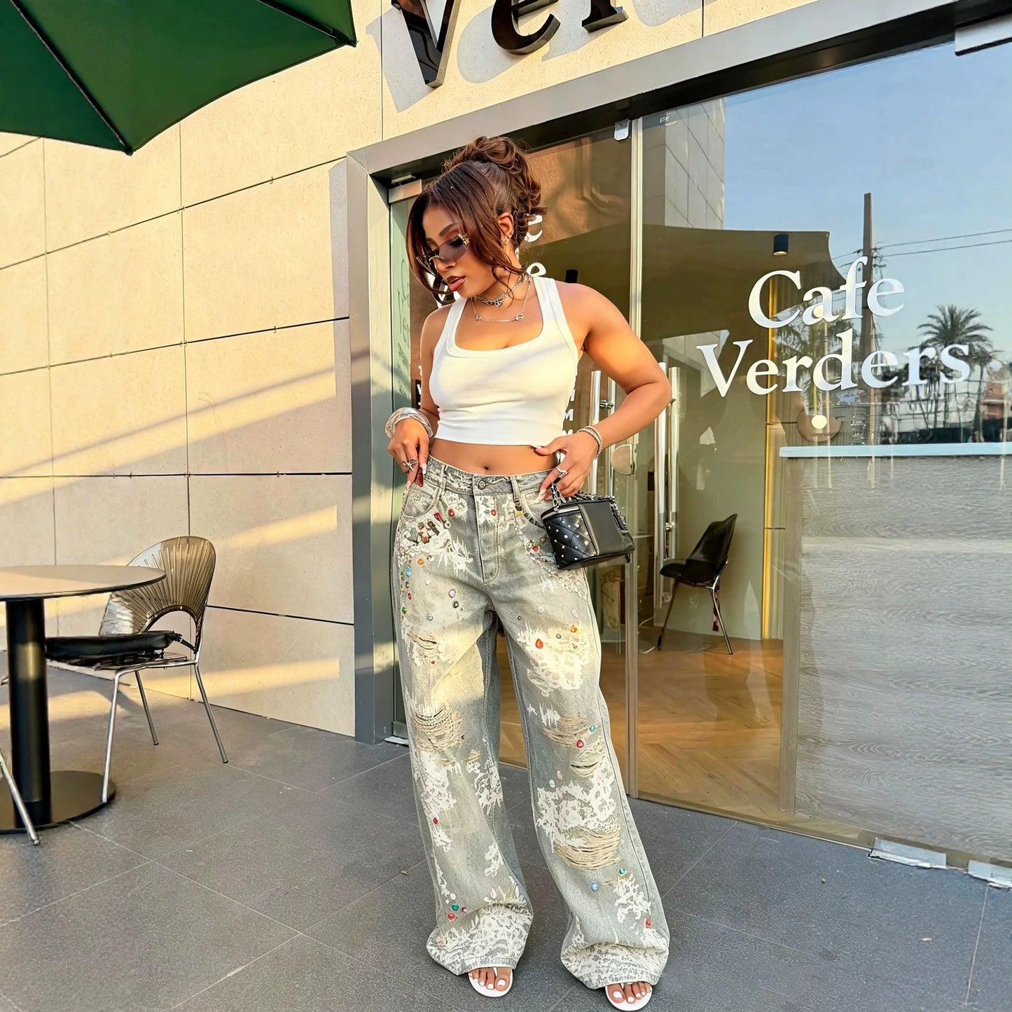 The Lace Ripped Jean