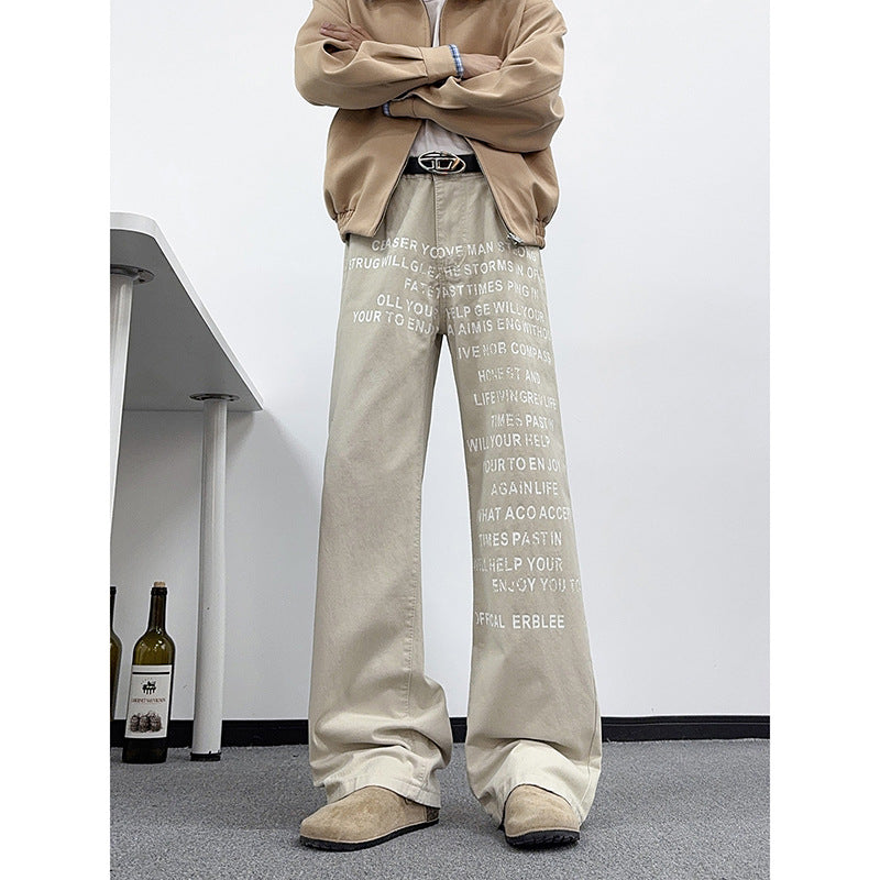 The Letter Print Jean
