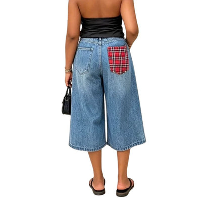 The Checkered Patchwork Jean