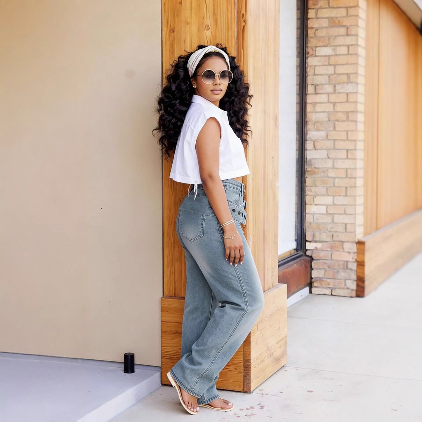 The Belted Utility Jean