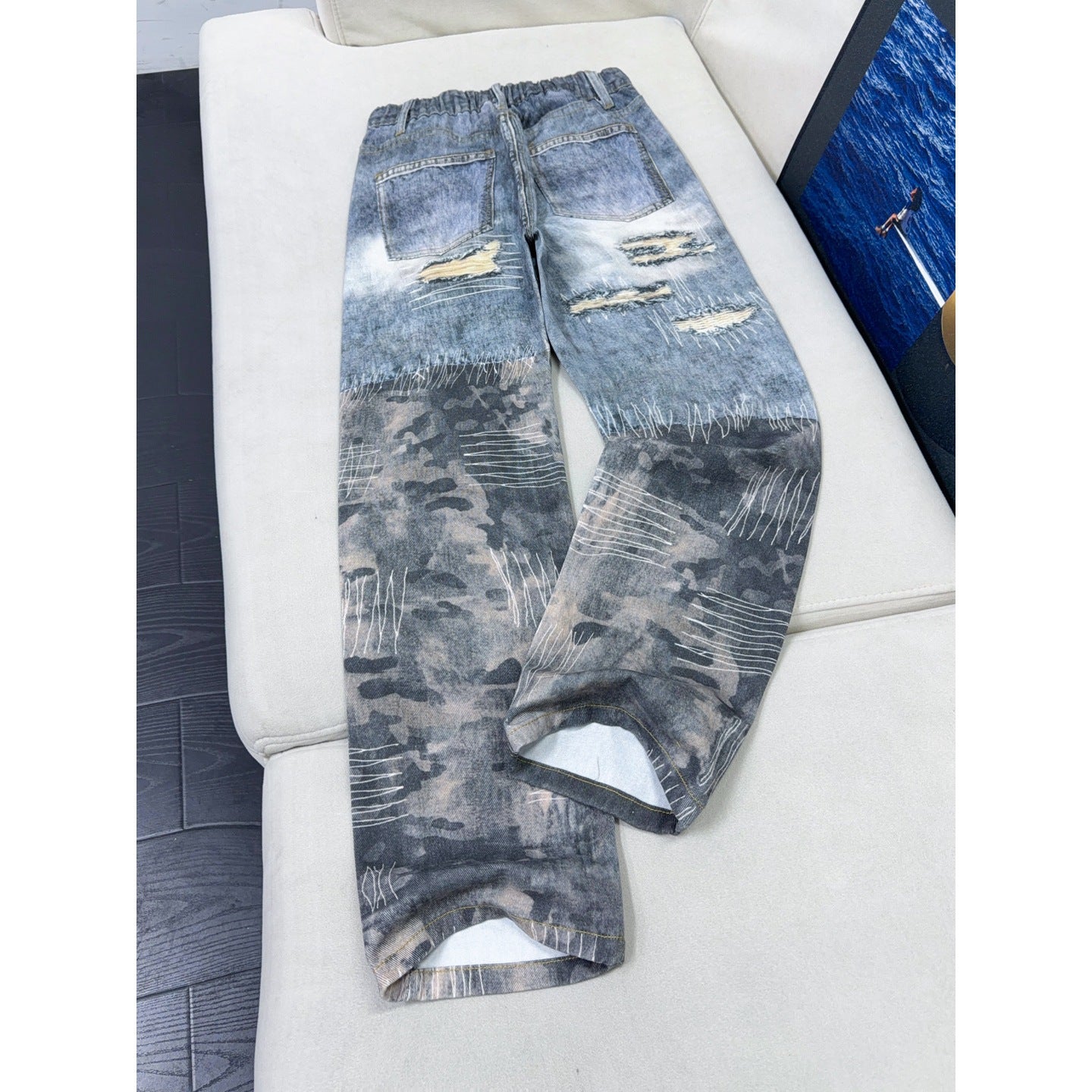 The Ripped Straight Jean