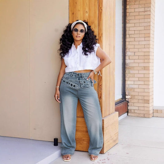 The Belted Utility Jean