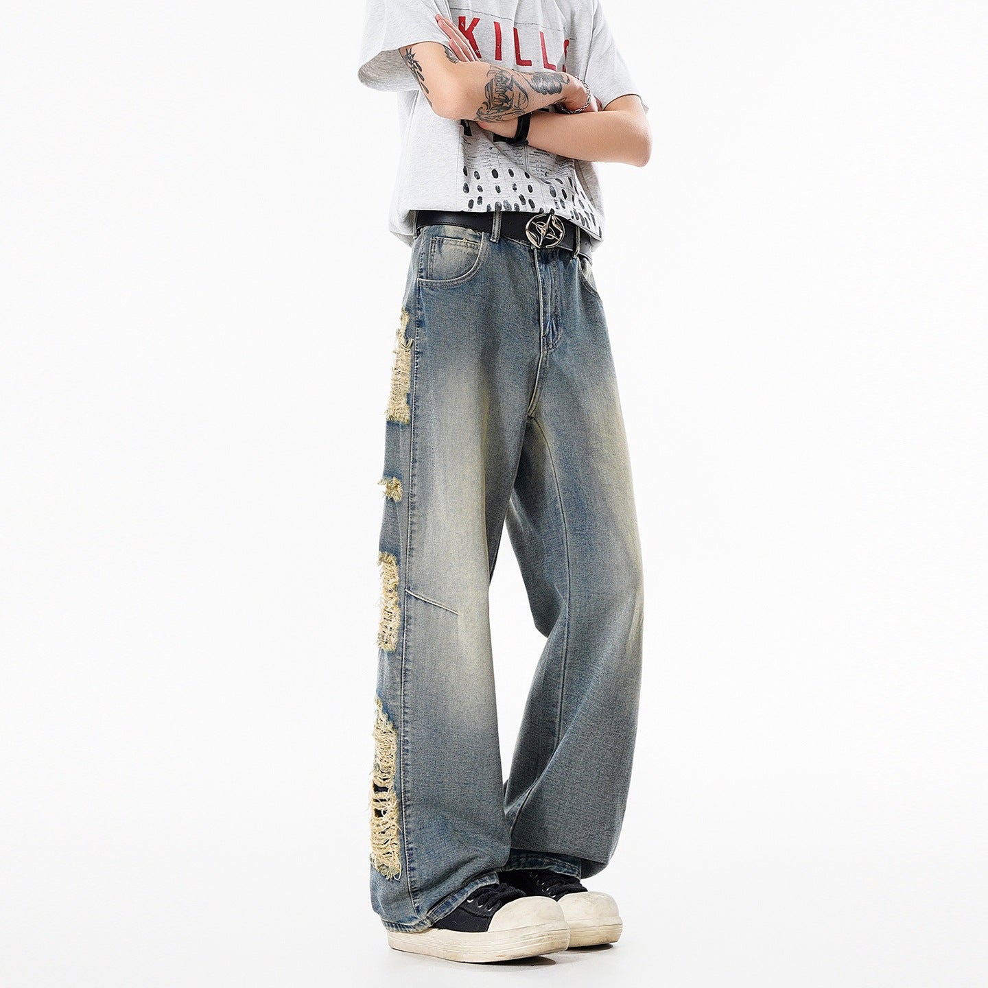 The Ripped Street Jean