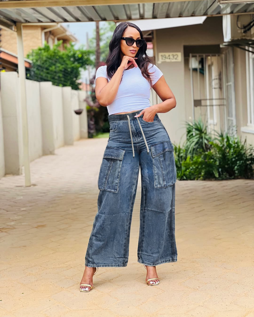The Wide-Leg Cargo Jean