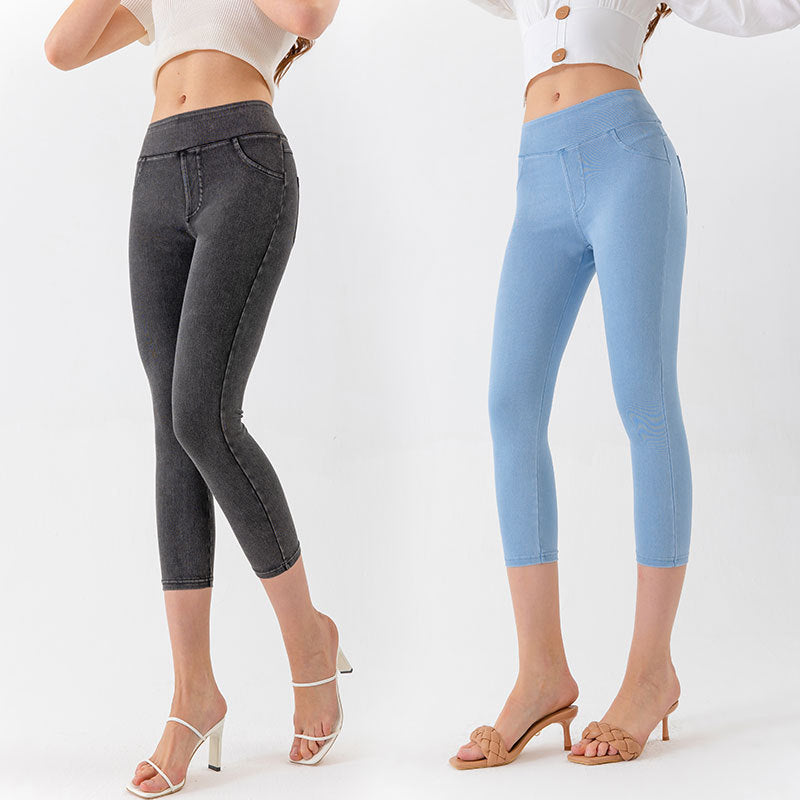 The Yoga Denim Capri