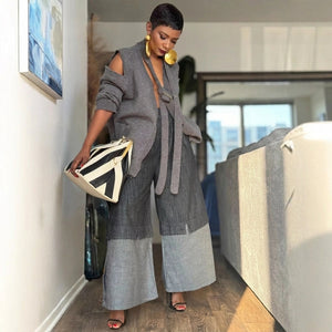 The Patchwork Wide Leg Jean